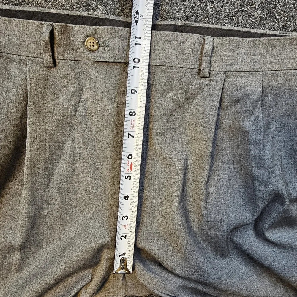 Lauren Ralph Lauren High‎ Performance Wool Stretch Dress Pants Gray 38x34